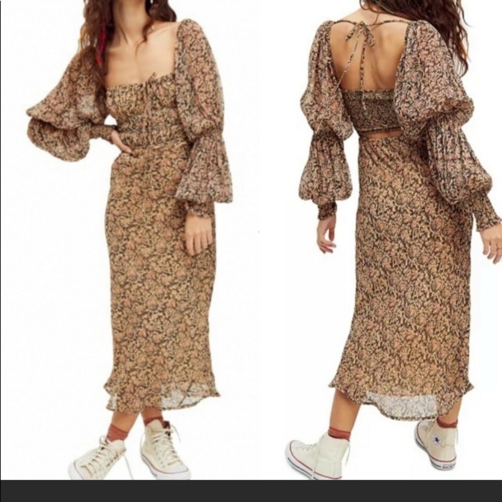 Free People Aglow Midi Dress